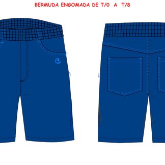 BERMUDA UNIFORME ENGOMADO