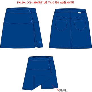 FALDA SIN TIRANTES