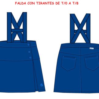 FALDA CON TIRANTES